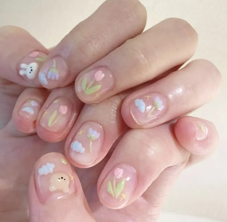 Nguyễn Beauty - nơi giúp bạn thiết kệ mẫu nail hot trend mùa hè 2025